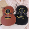 Guitar Shaped Embroidery Guitar Pick Holder Bag