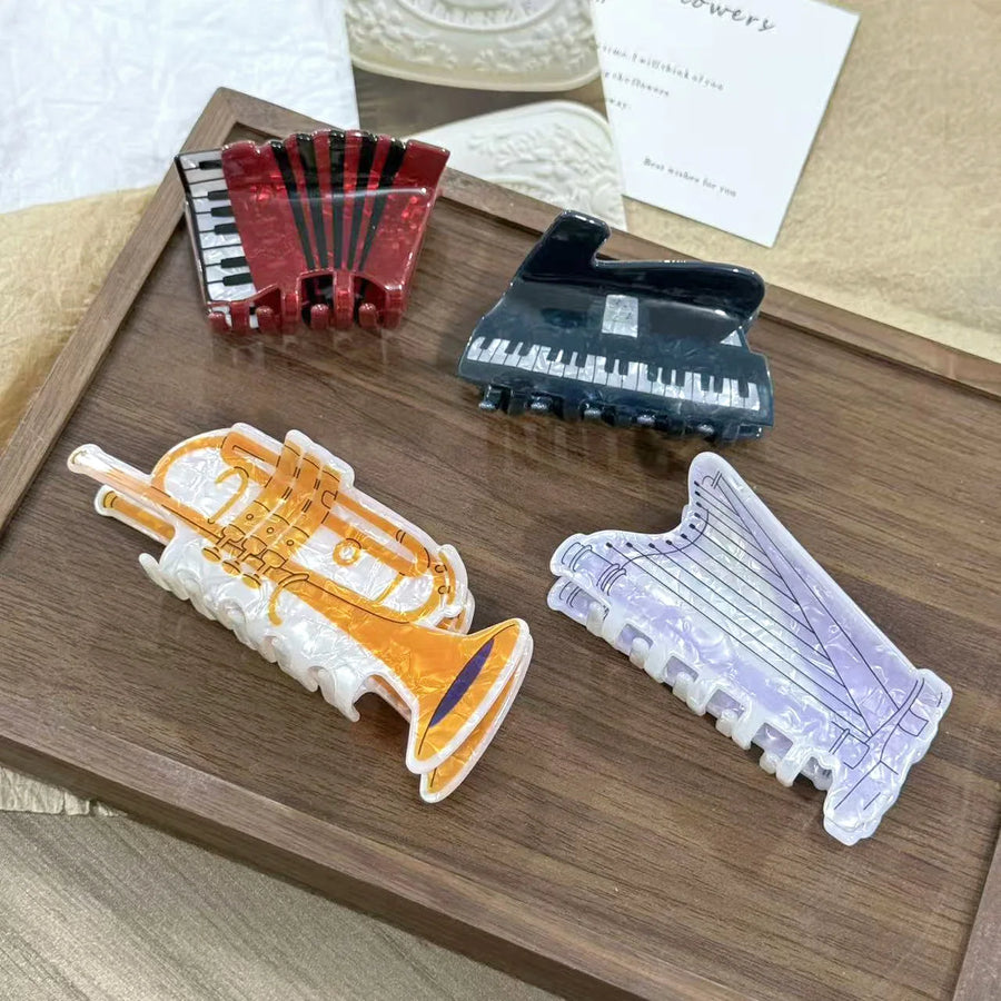 Creative Music Instrument Hair Claw