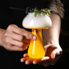 Mushroom Cocktail Glass Cup with Straw