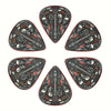 6pcs Rock Skull Guitar Pick Set