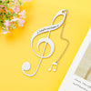 Elegant Music Symbol Bookmark