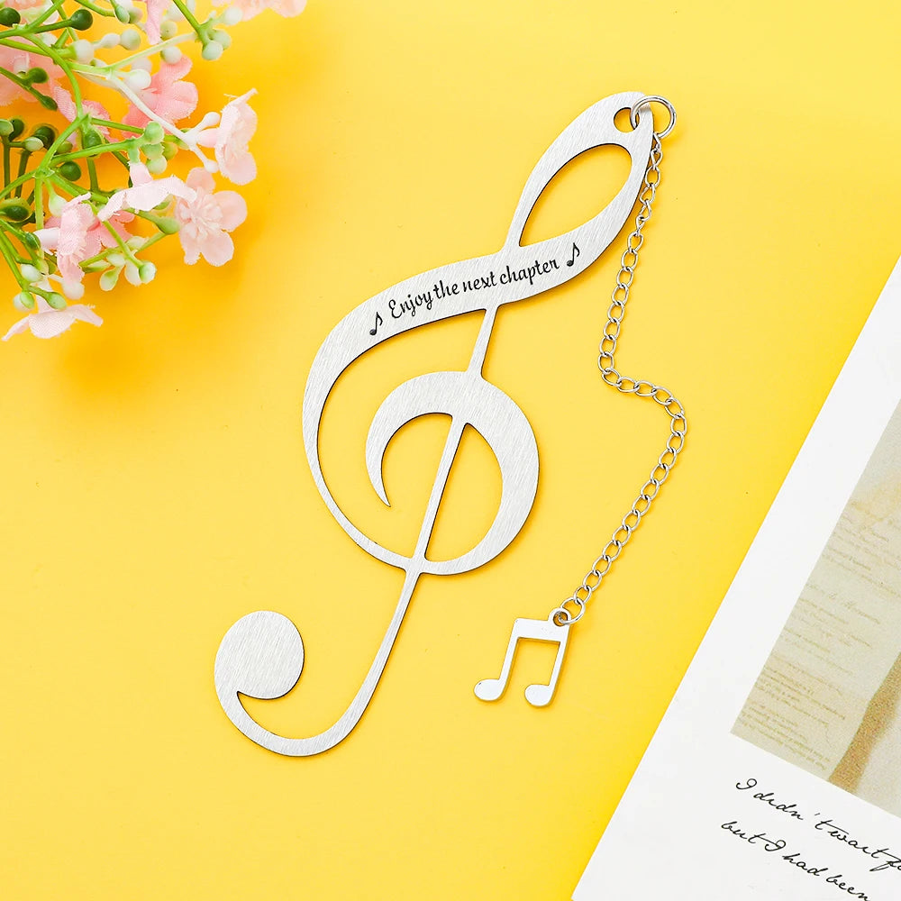 Elegant Music Symbol Bookmark