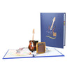 3D Electric Guitar & Amplifier Popup Card