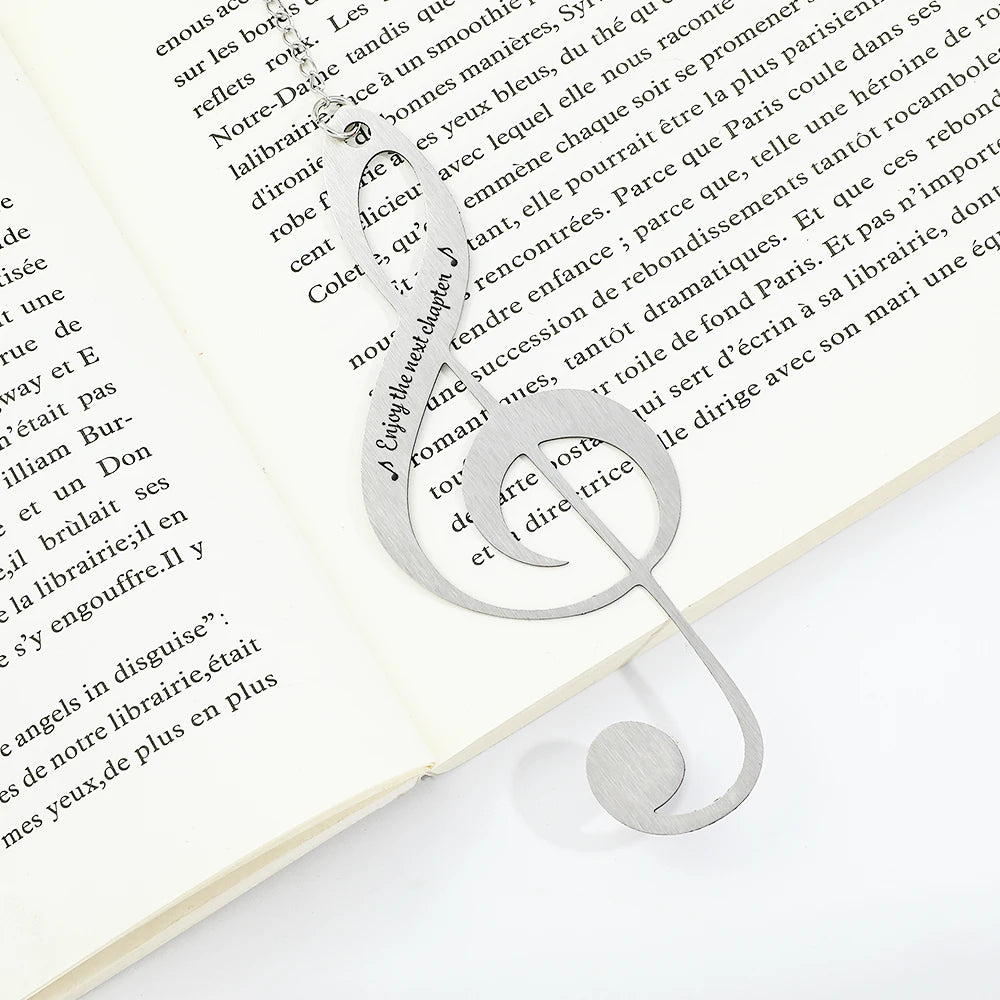 Elegant Music Symbol Bookmark