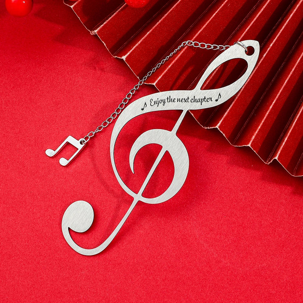 Elegant Music Symbol Bookmark
