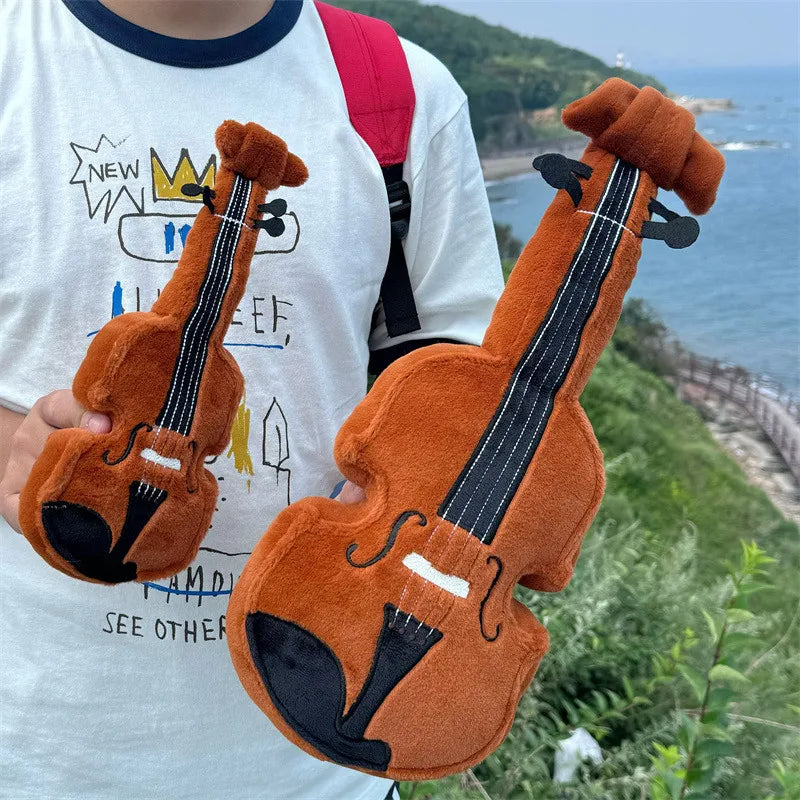 20/45cm Cute Violin Plush Toy
