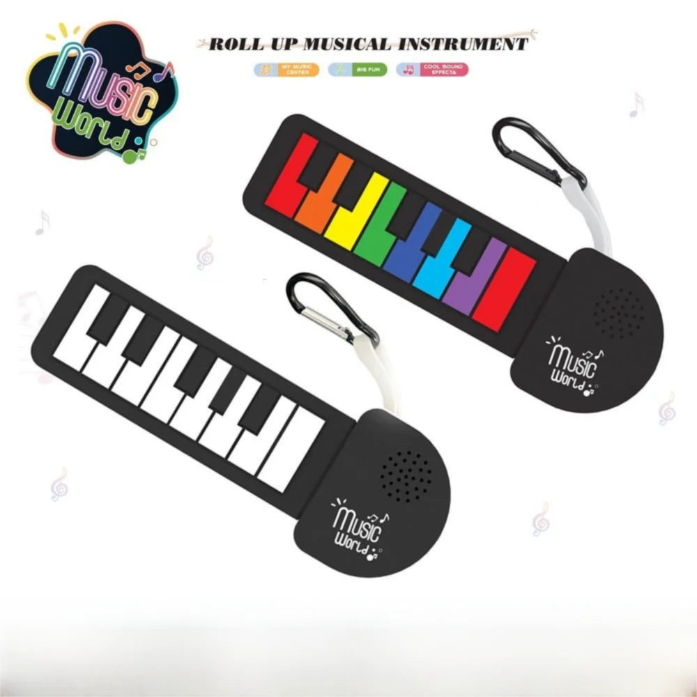 Foldable Electronic Keyboard & Portable Guitar Keychain