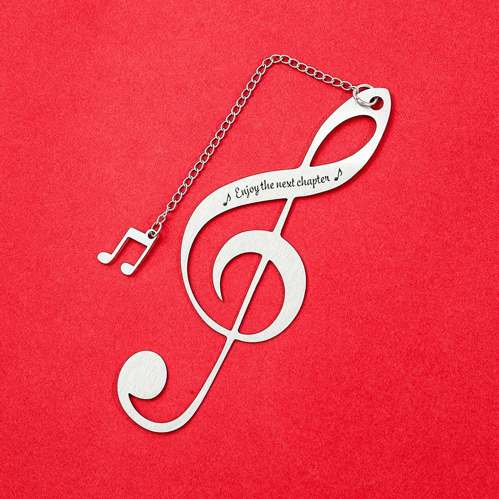 Elegant Music Symbol Bookmark