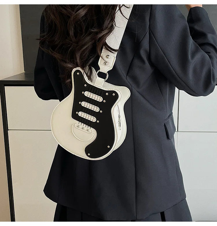 Guitar Shaped Crossbody Bag