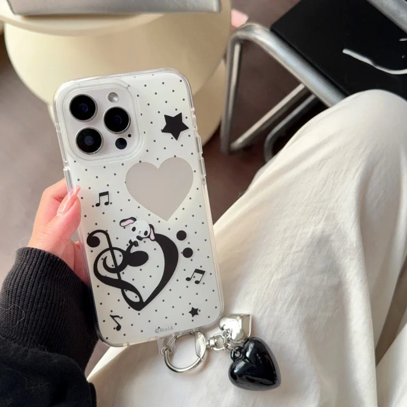 Classic Music Puppy iPhone Phone Case