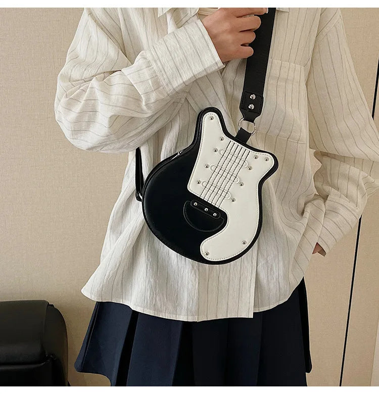 Guitar Shaped Crossbody Bag