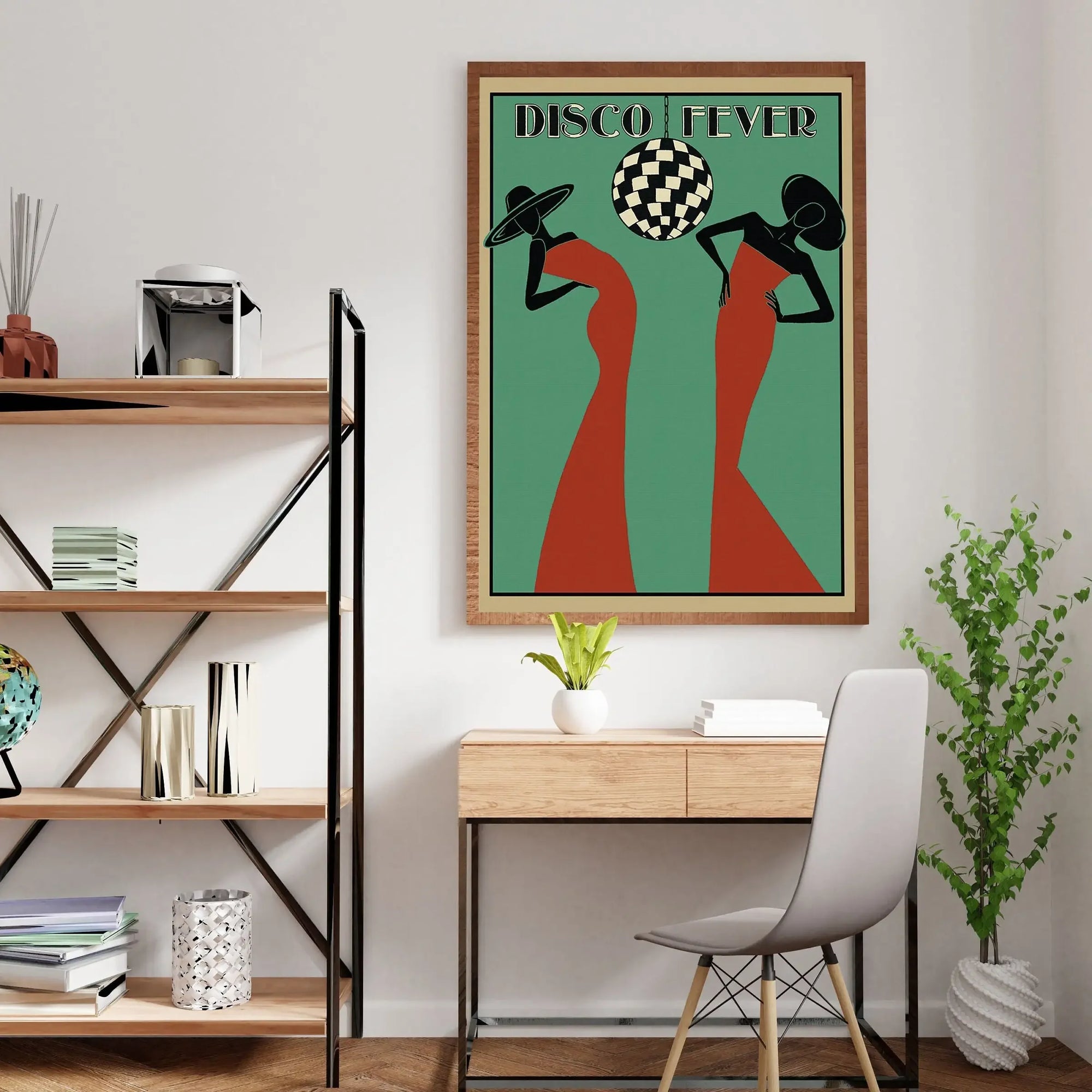 70s Retro Jazz Music Poster Wall Art