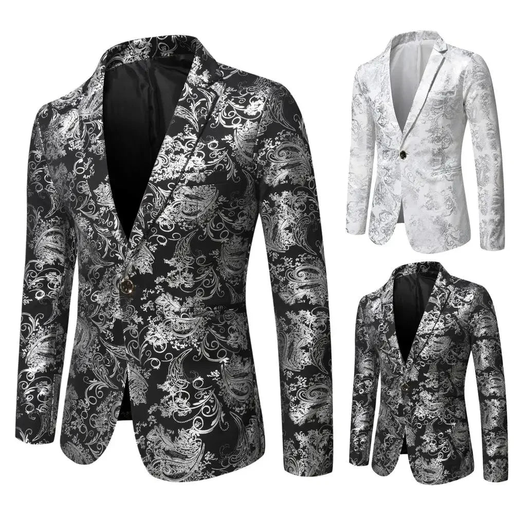Men's Elegant Pattern Blazer