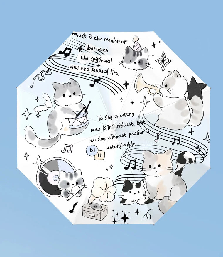 Music Cat Umbrella