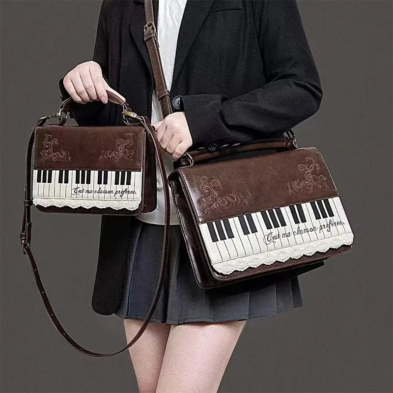 Vintage Piano Crossbody & Shoulder Bag