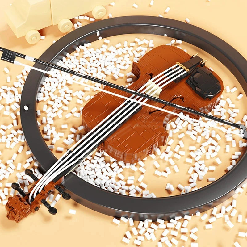 Artist Violin Building Blocks Toy