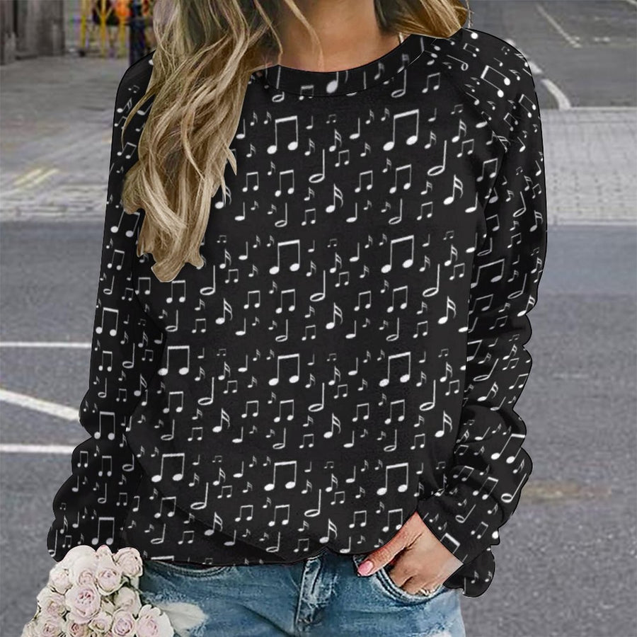 Music Note Street Style Sweatshirt