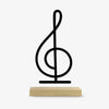 Music Note Treble Clef Metal Ornament