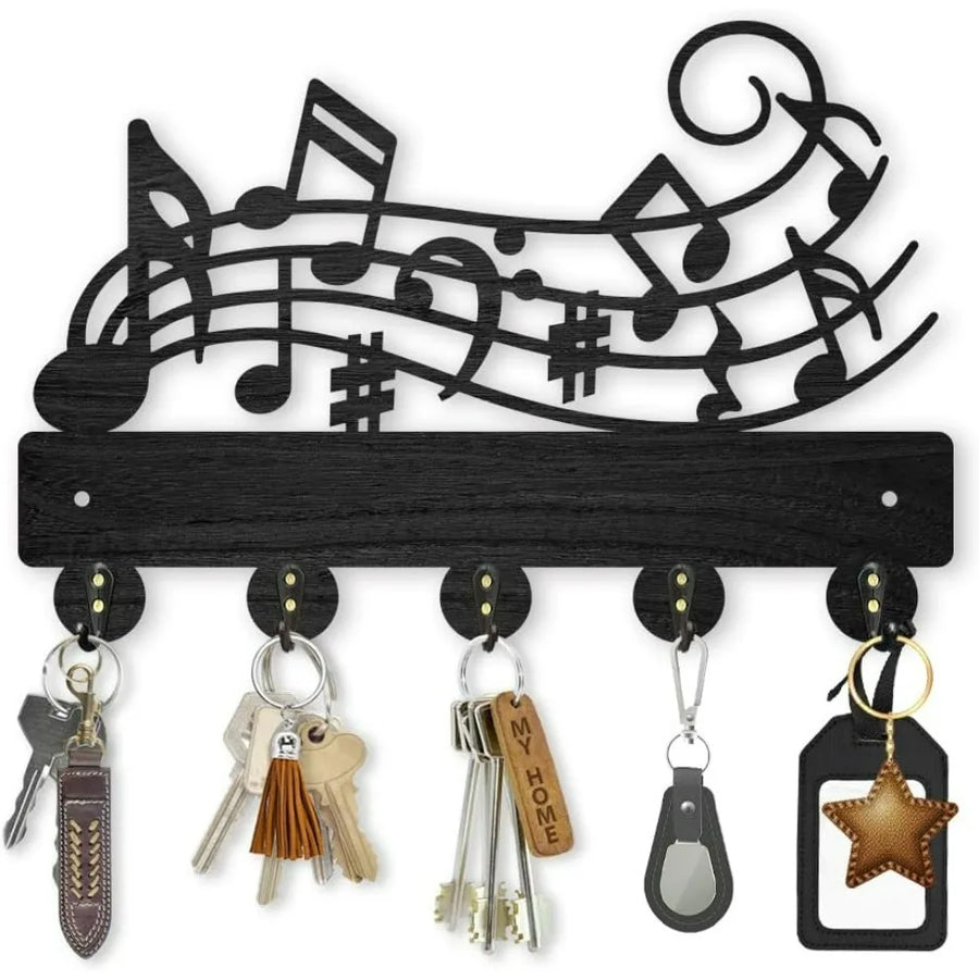 Music Scores Wood Hook Wall Hanger