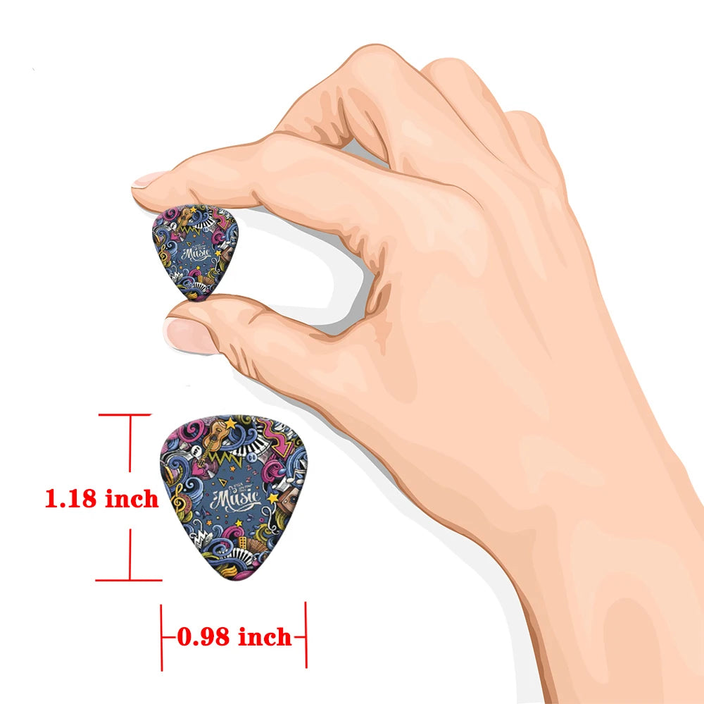 10pcs/set Cartoon Guitar Pick