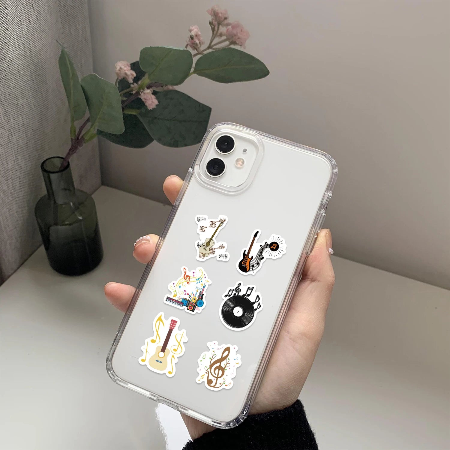 500pcs Music Vinyl Roll Stickers