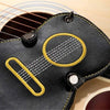 Guitar Shaped Embroidery Guitar Pick Holder Bag