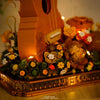 Light Up Flower & Music Instrument Building Block Toy Deco