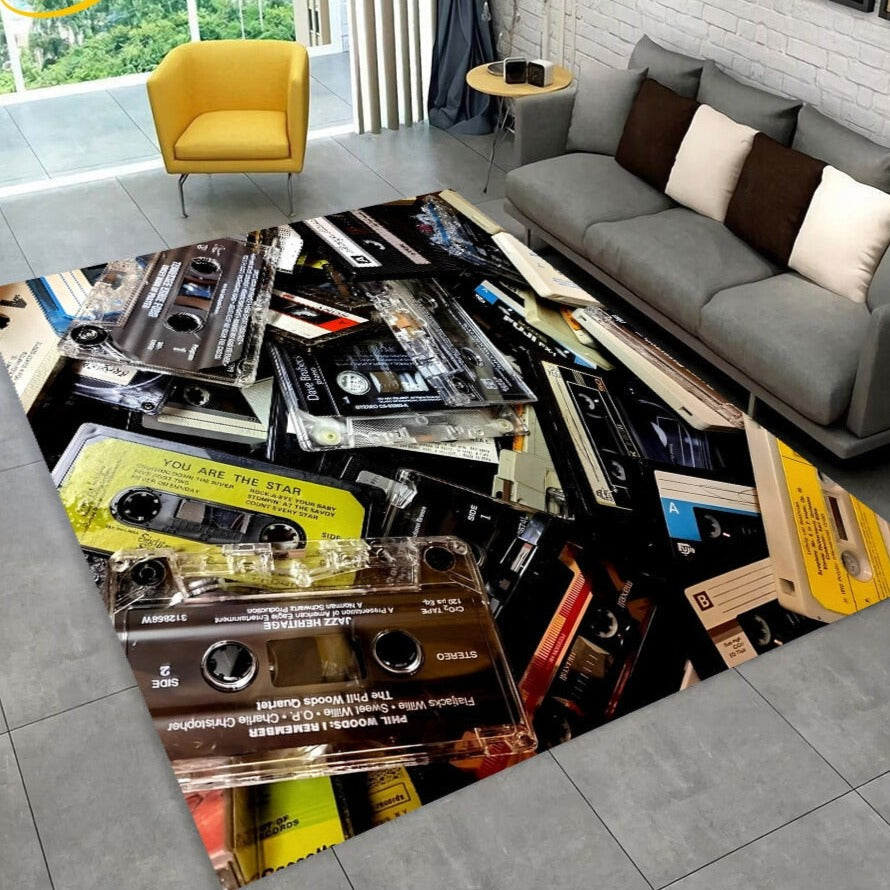 Music Cassette Tape Carpet
