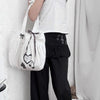 Dot Pattern Music White Tote Bag