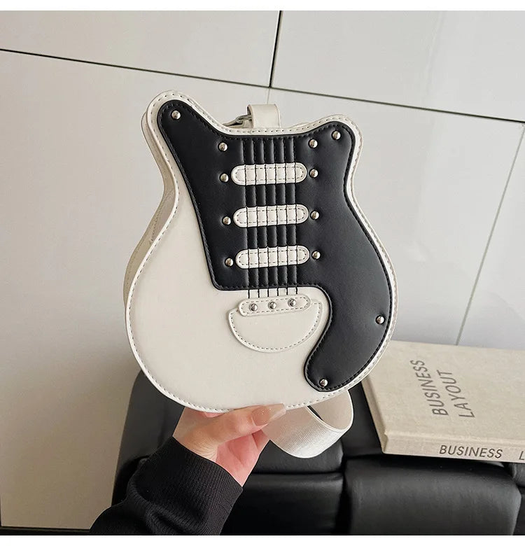 Guitar Shaped Crossbody Bag