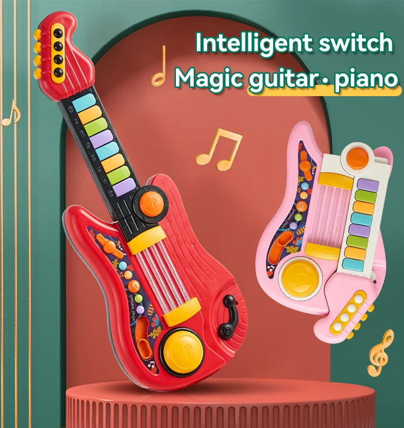 2 IN 1 Guitar & Piano Electronic Toy