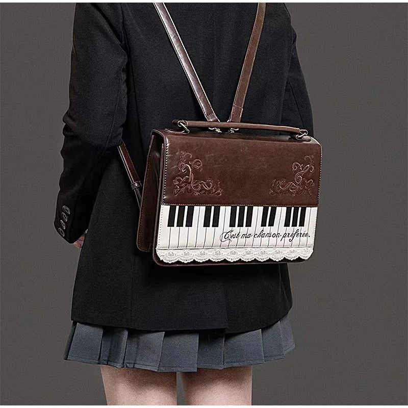 Vintage Piano Crossbody & Shoulder Bag