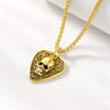 Gothic Skull Guitar Pick Necklace