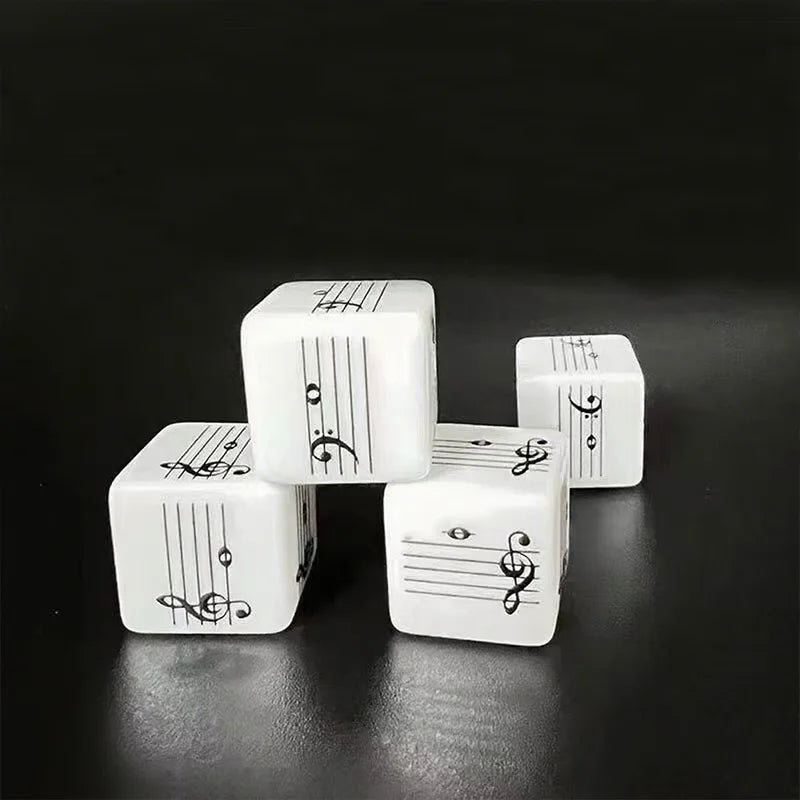 2pcs Music Staff Dice Set