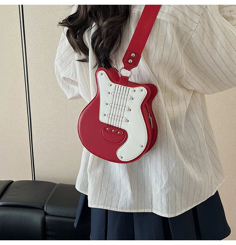 Guitar Shaped Crossbody Bag