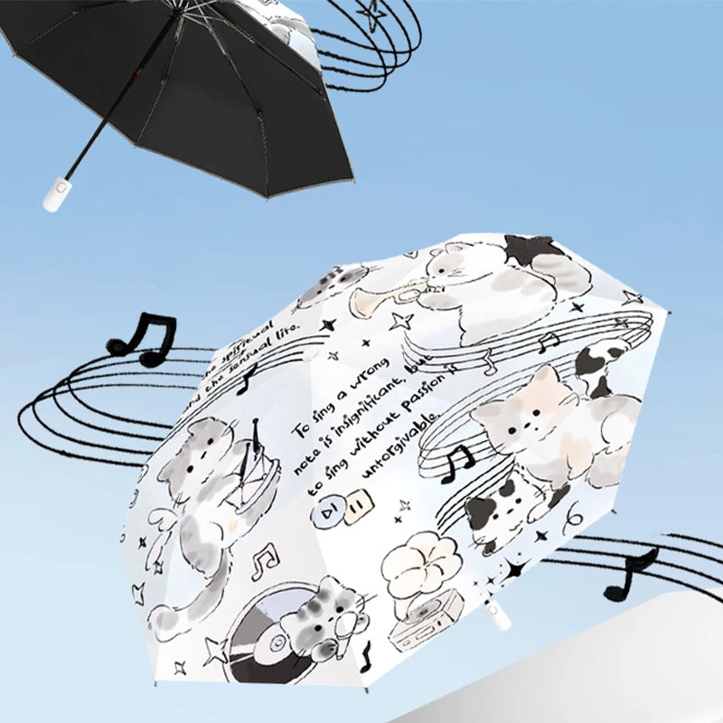 Music Cat Umbrella