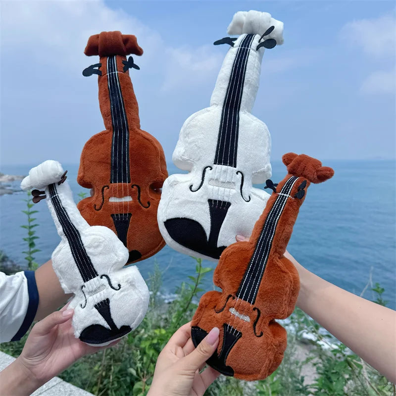 20/45cm Cute Violin Plush Toy