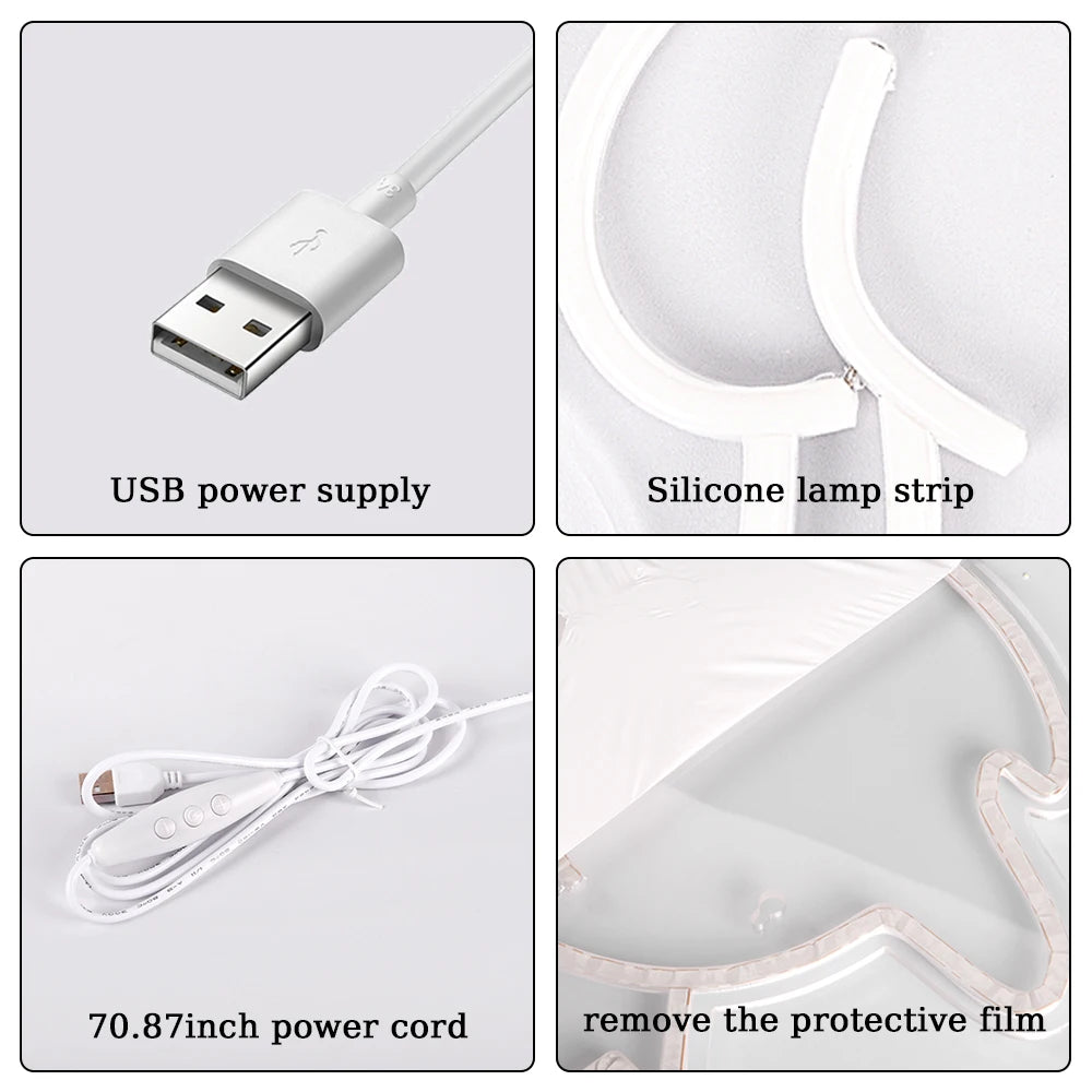 Band Walking On Vinyl Record Neon Sign Decoration