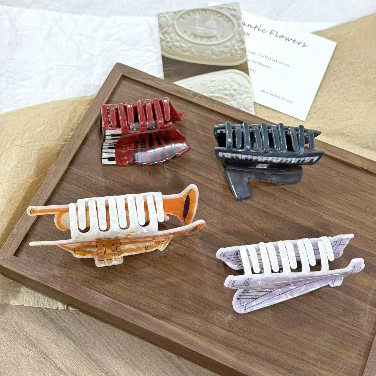 Creative Music Instrument Hair Claw