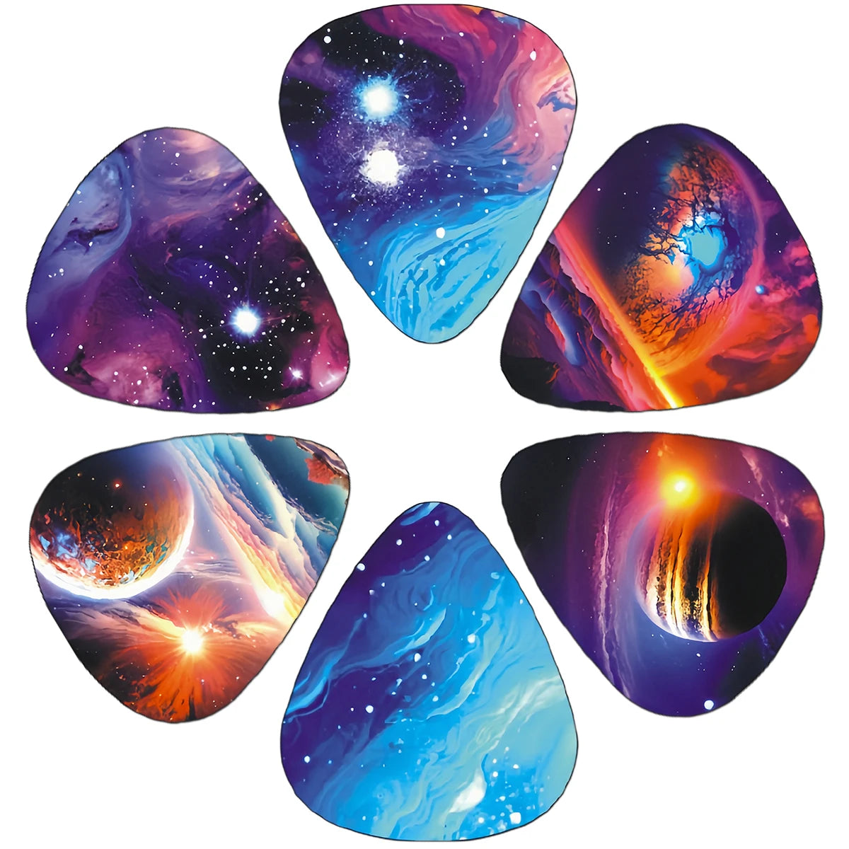 12pcs Universe World Guitar Pick Set