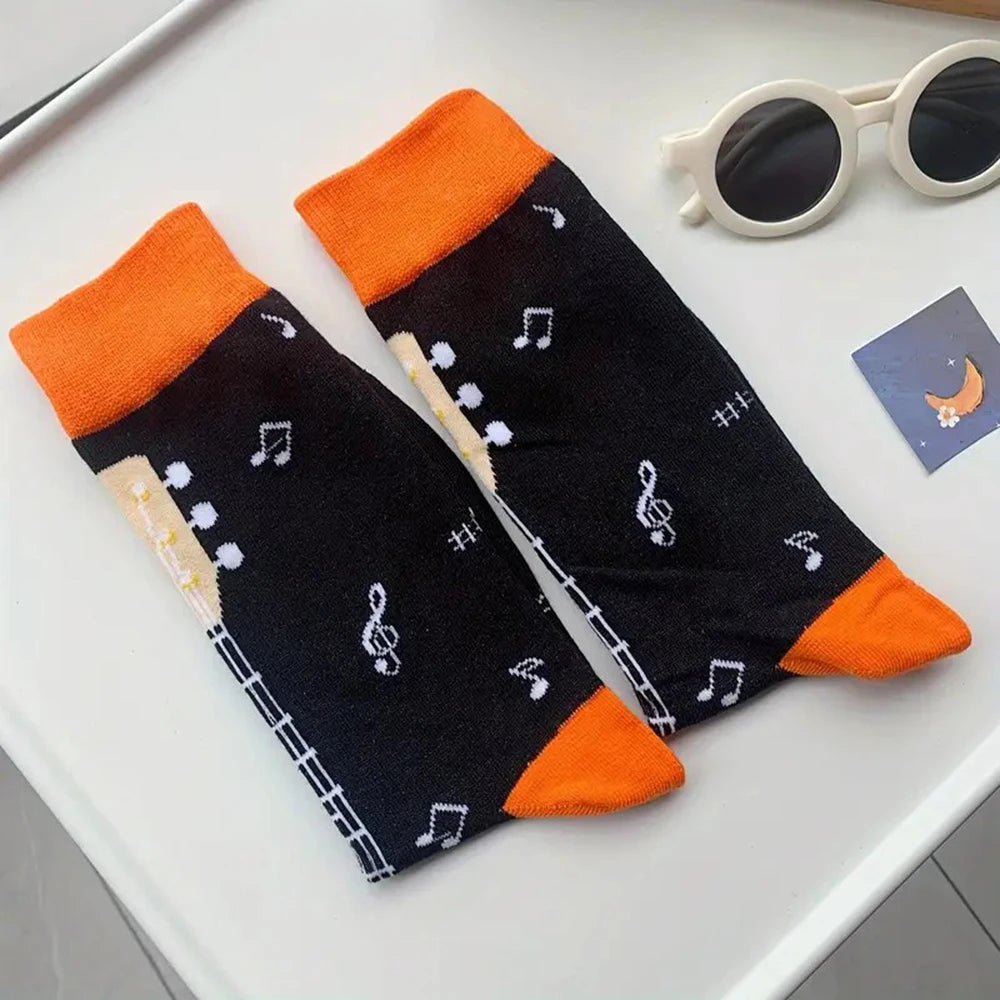 Men's Guitar Pattern Socks