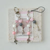 Y2K Pink Guitar Phone Charms Keychain