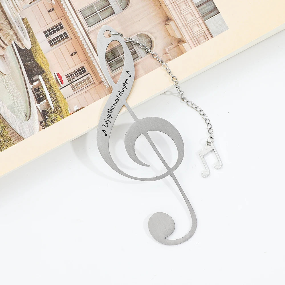 Elegant Music Symbol Bookmark