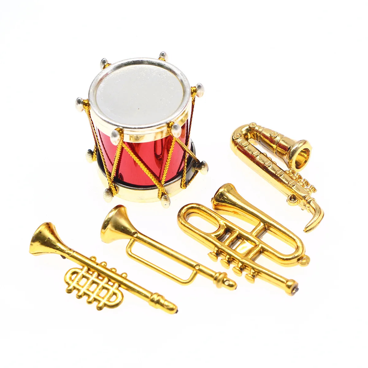 Miniature Musical Instrument Doll Set