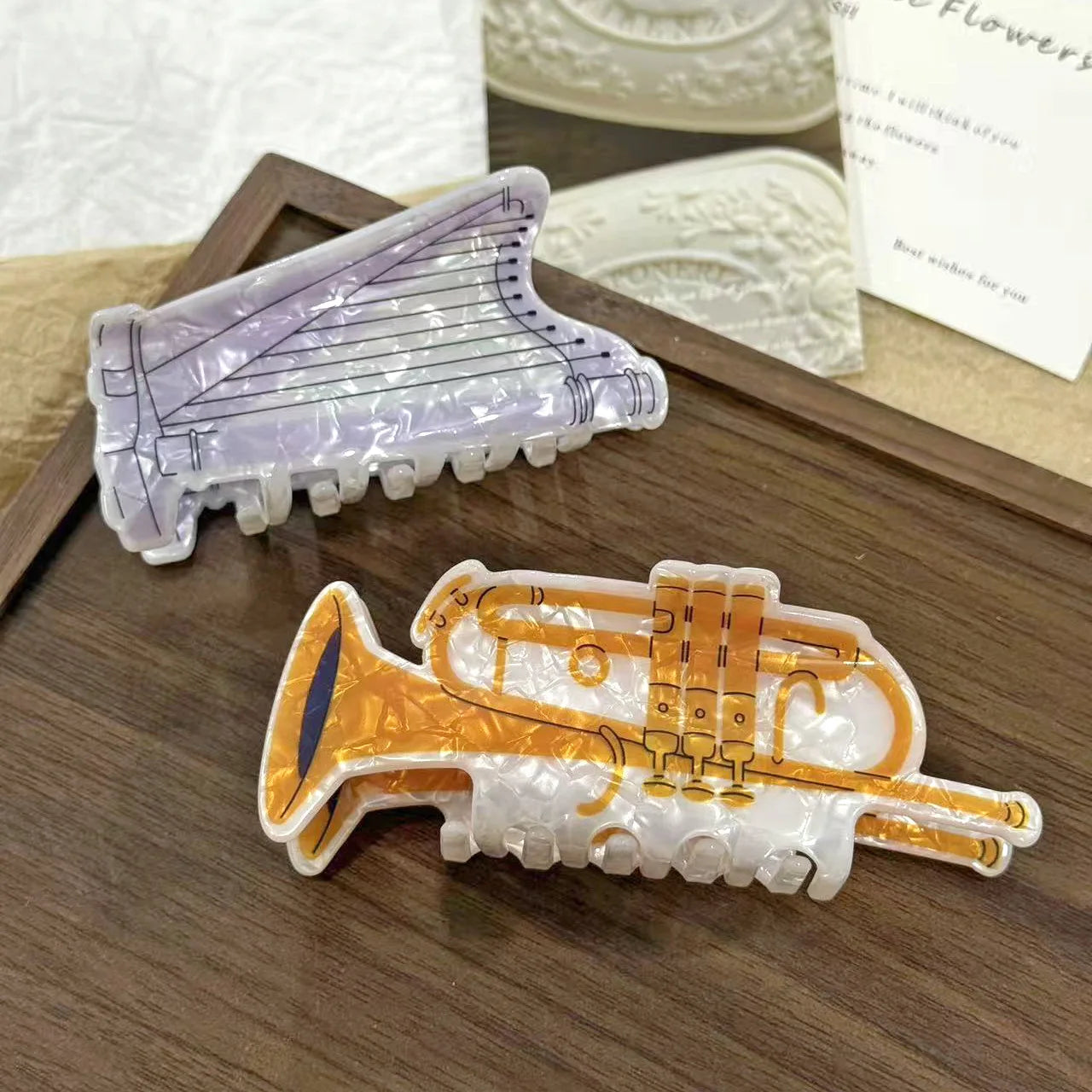 Creative Music Instrument Hair Claw