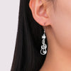 Violin/Guitar & Music Notes Dangle Earrings