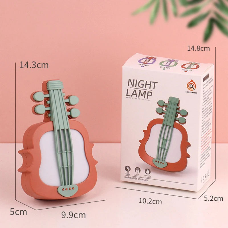 Cute Violin LED Lamp