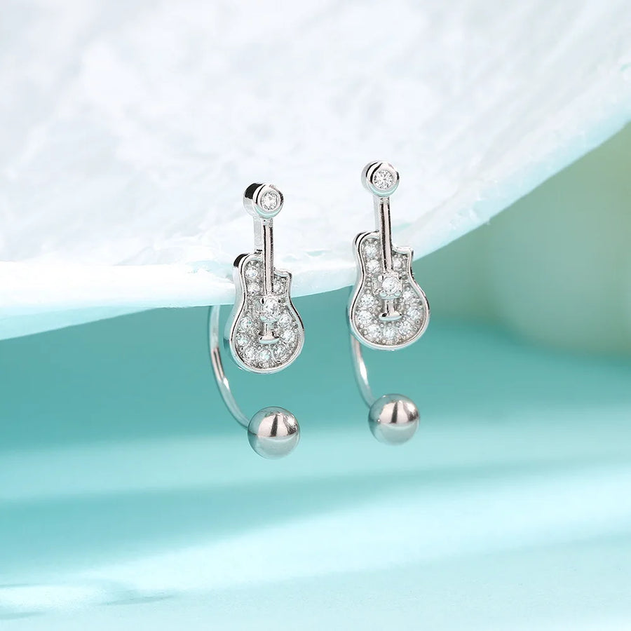 Unique Electric Guitar Earrings