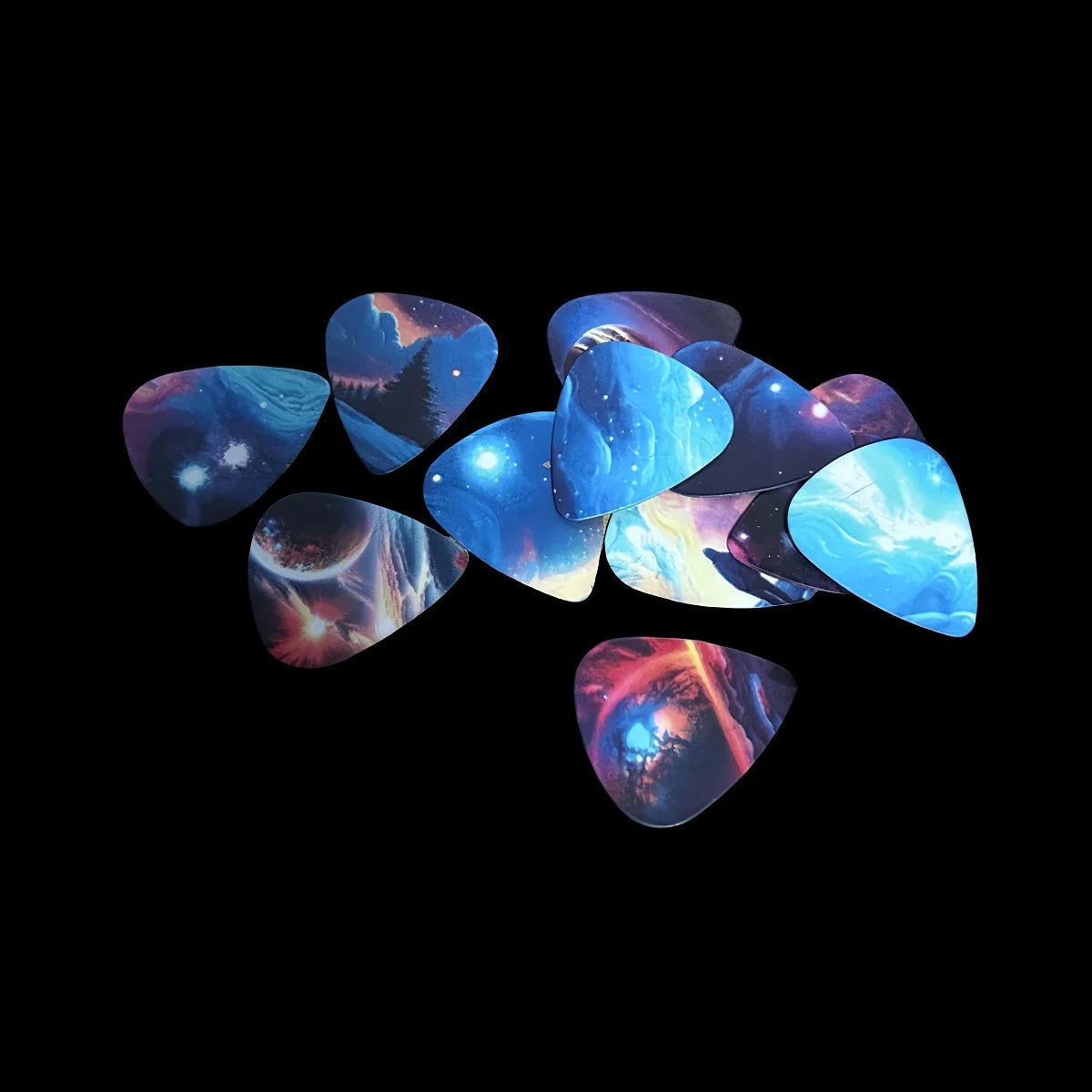 12pcs Universe World Guitar Pick Set