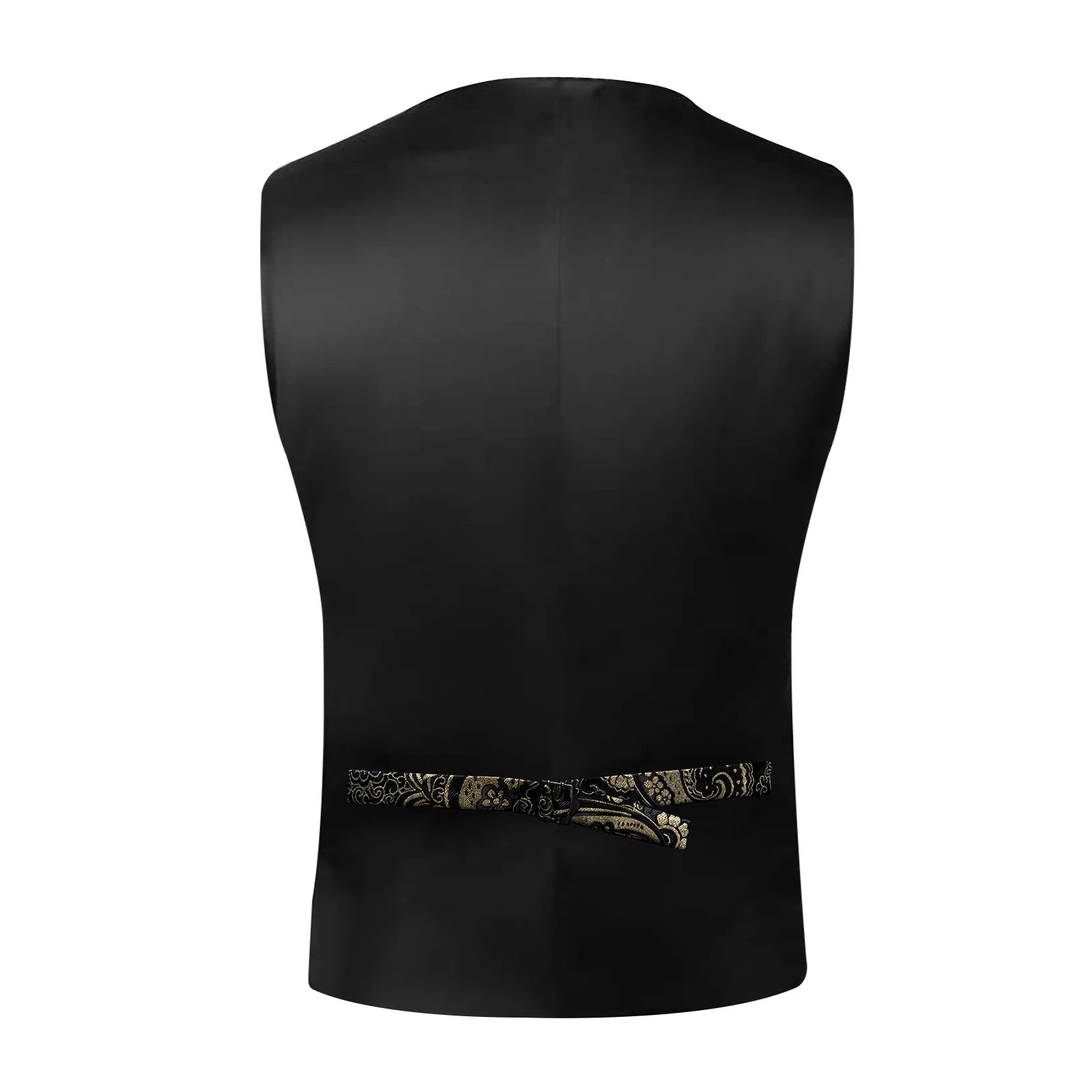 Men's Suit Vest Set (Necktie Handkerchief Cufflinks Waistcoat)